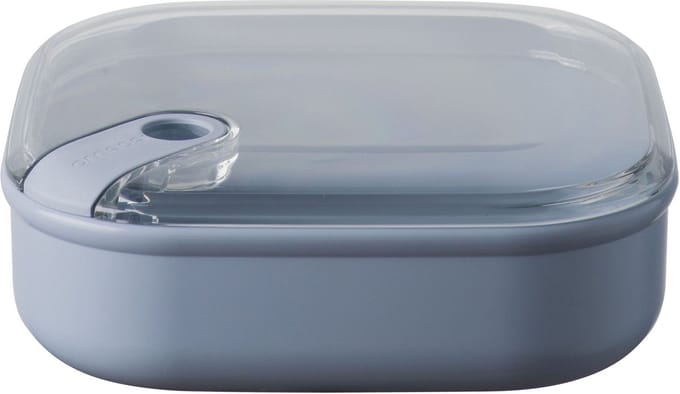 Omada - Pull Box Lunchbox Vierkant Laag 1 liter - Polypropyleen - Blauw -