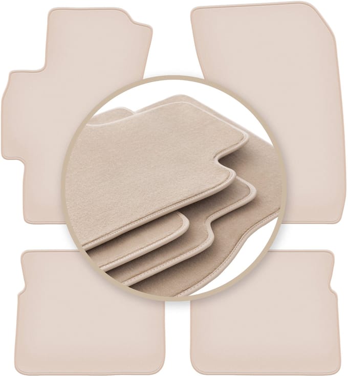 PREMIUM beige vloermatten voor: Subaru Forester III SUV 2008-2013