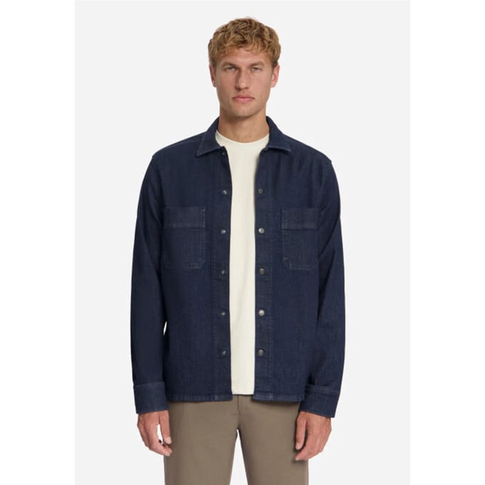 No Excess - Heren Overshirt - 33590845 - 228 Rinse Denim