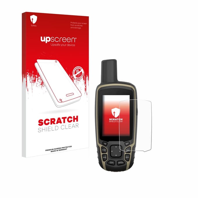 upscreen - Screenprotector voor Garmin GPSMAP 65 - Folie Beschermfolie transparant