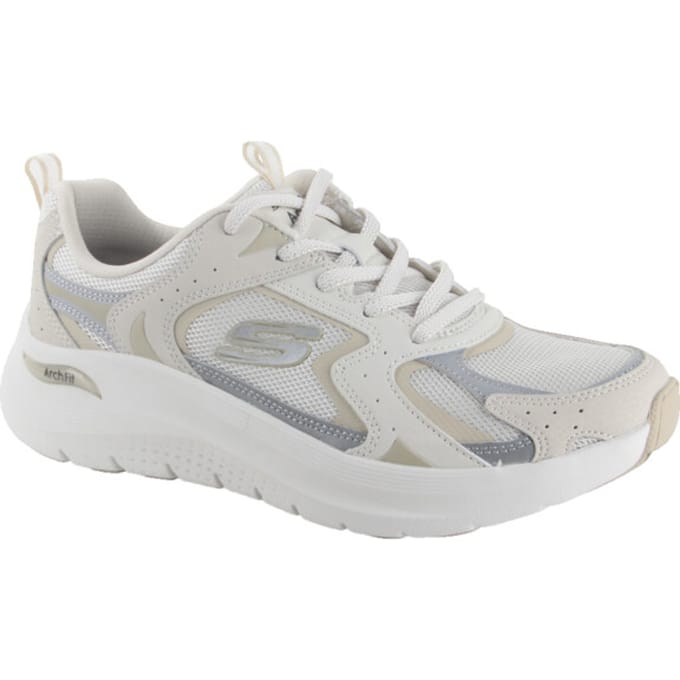 Skechers ARCH FIT 2.0-VINTAGE LUXE Dames Sneakers - Naturel / Grijs