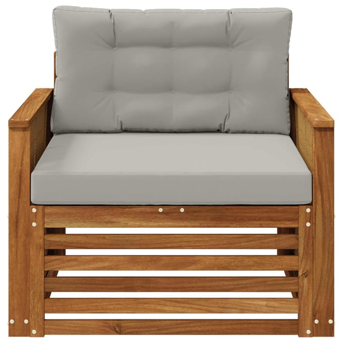 vidaXL - Buiten - Midden - Sofa - Naturel