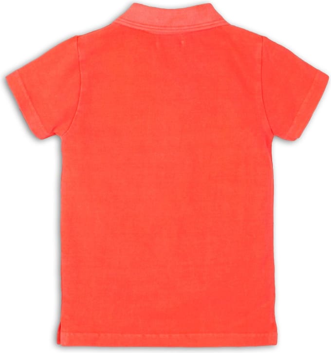 DJ Dutchjeans  - Maat 116 - Jongens Poloshirt - Bright coral