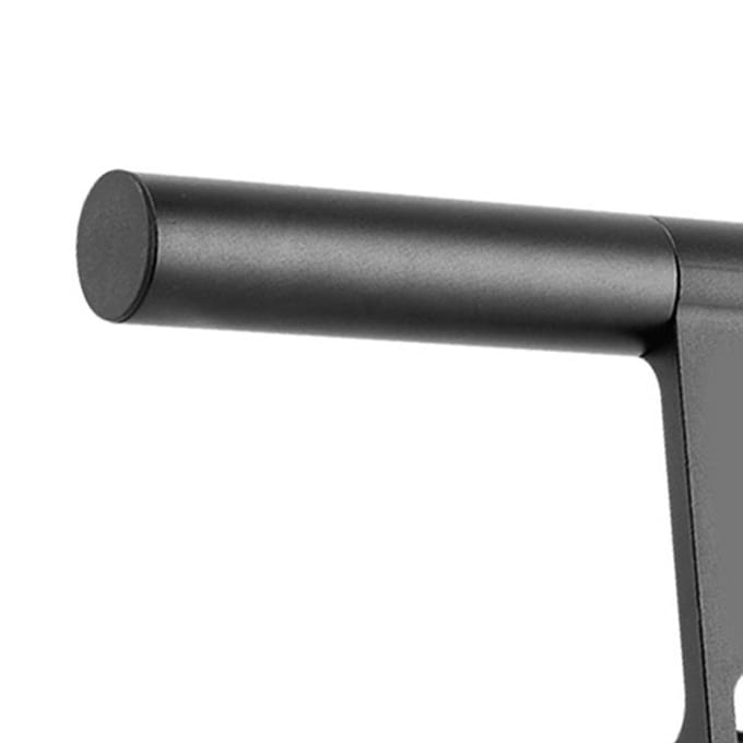 Fietsstuurverlenger Dubbele Beugel Snelspanner Verstelbare Hoek Aluminiumlegering Fietsen gray