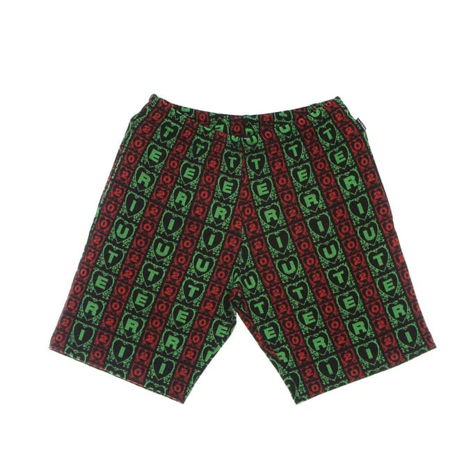 Mooie jacquard korte heren trainingsbroek multi