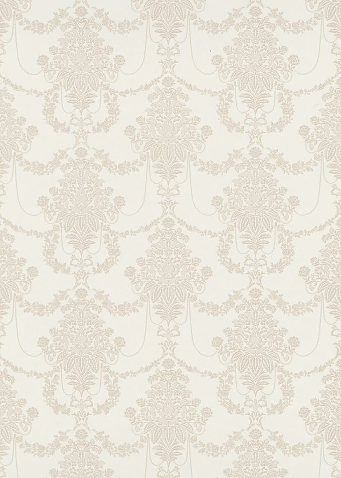 Erismann Vinylbehang 10287-02 - Versailles - Klassiek Wit - 53cm x 10.05m