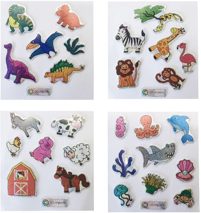 Duckiez sticker Dieren Glans - 100 stuks