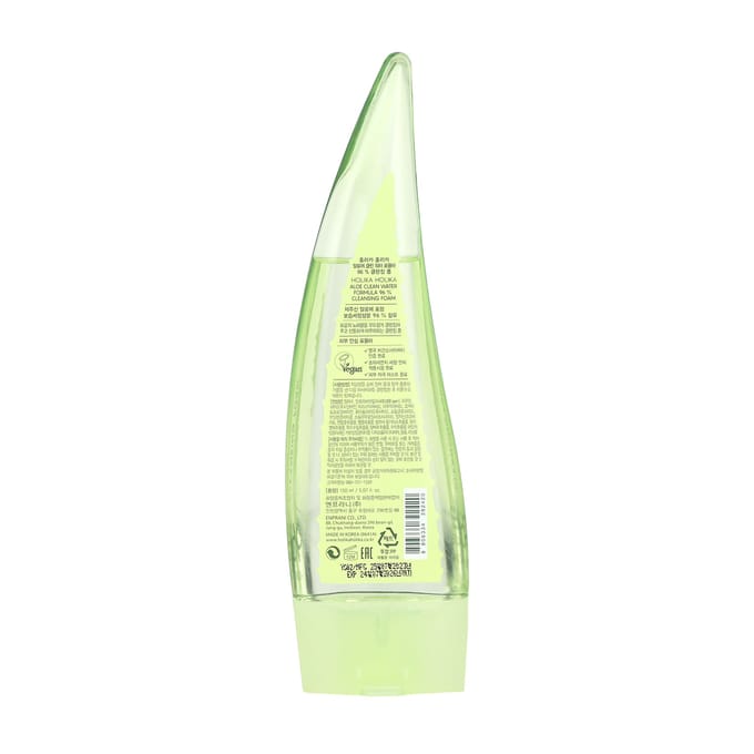 Holika Holika, Mousse Nettoyante, Aloe 96%, Formule Eau Propre, 150ml (5,07 fl oz) white