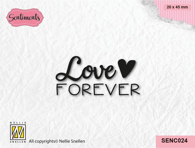 Nellie Snellen Clear Stamp Love Forever