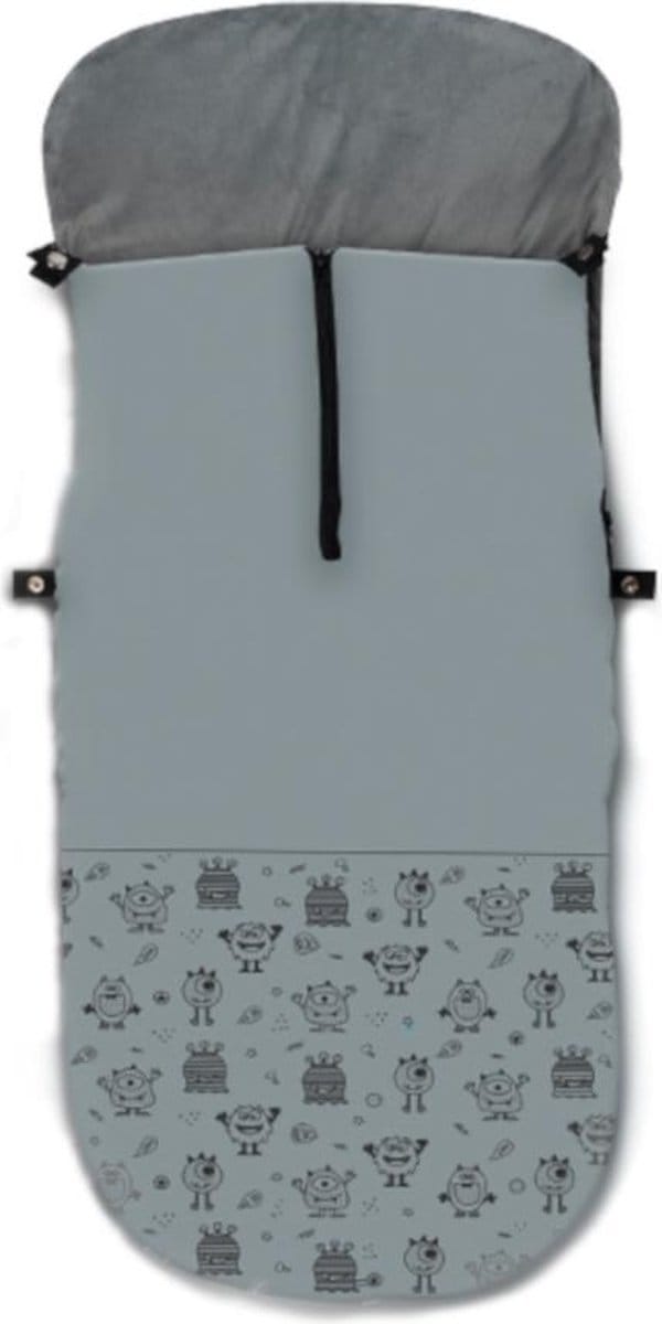 Gamberritos Voetenzak Junior 105 X 50 Cm Polykatoen Donkergrijs