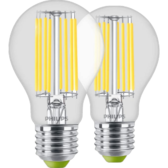 Philips LED Filament lamp - 4W - E27 - warm wit licht 2-pack
