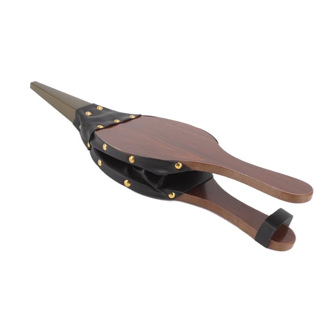 Houten Blaasbalg 15.0 X 5in Openhaard Blaasbalg Handmatige Luchtblazer Openhaardgereedschap met Ophangriem voor black
