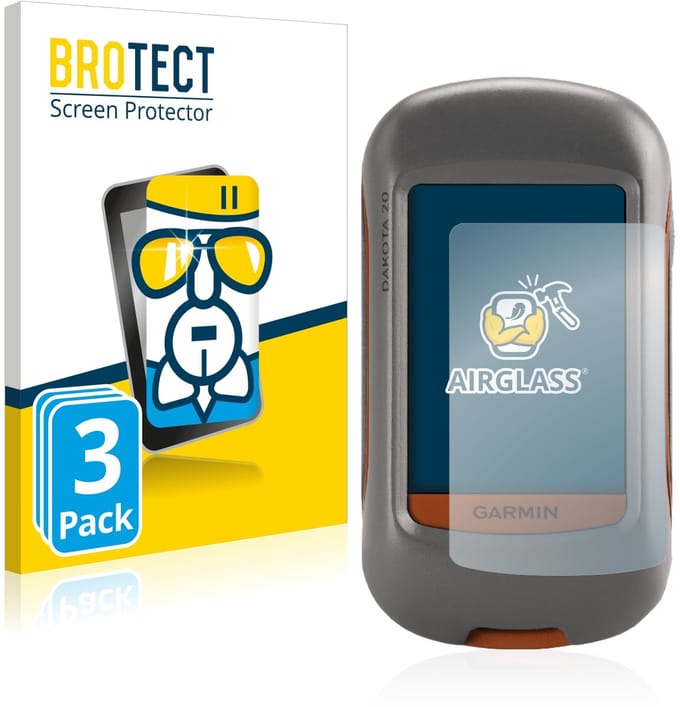 Screenprotector 3 Stuks voor Garmin Dakota 20 Beschermglas transparant