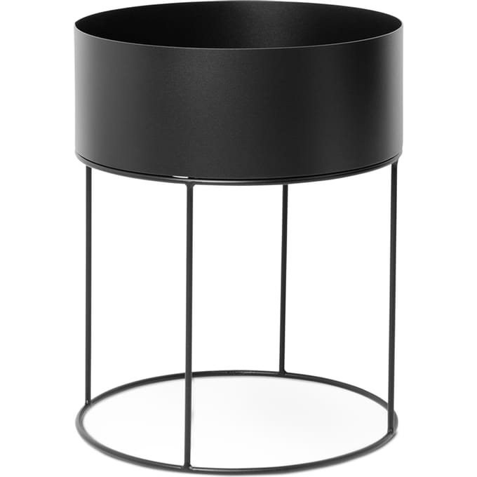 Ferm Living - Plant Box cilinder - zwart
