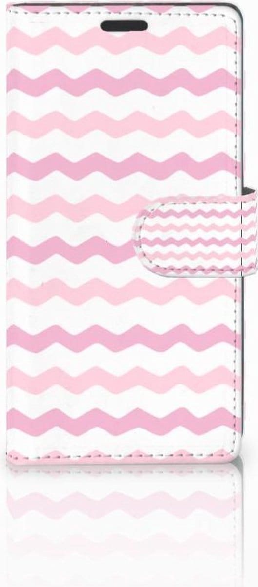 Sony Xperia Z3 Telefoon Hoesje Waves Roze
