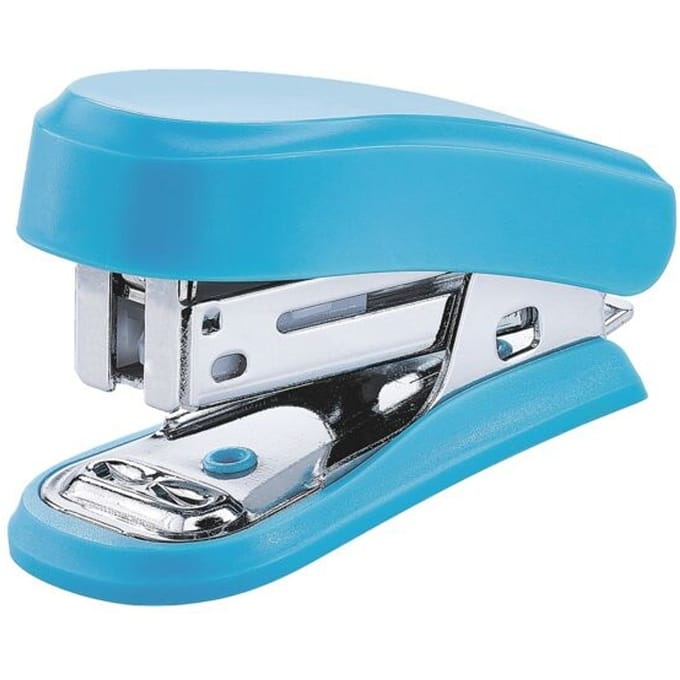 Novus Mini Nietjesmachine Lichtblauw met nietjes
