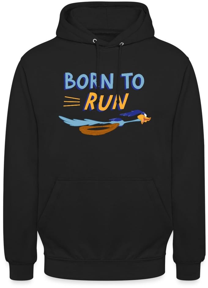 Looney Tunes Road Runner Born To Run Hoodie Unisex