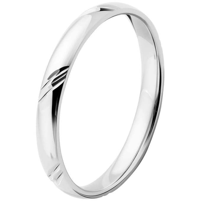 Orphelia OR9671/25/NY/64 - Wedding ring - Witgoud 9K