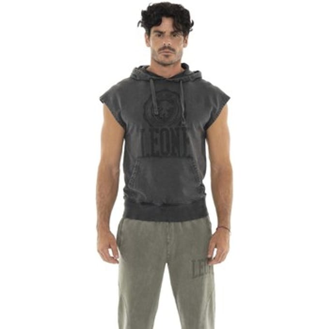 Capuchon sweaters Leone 1947 Man Hoody Sleeveless Old Wash