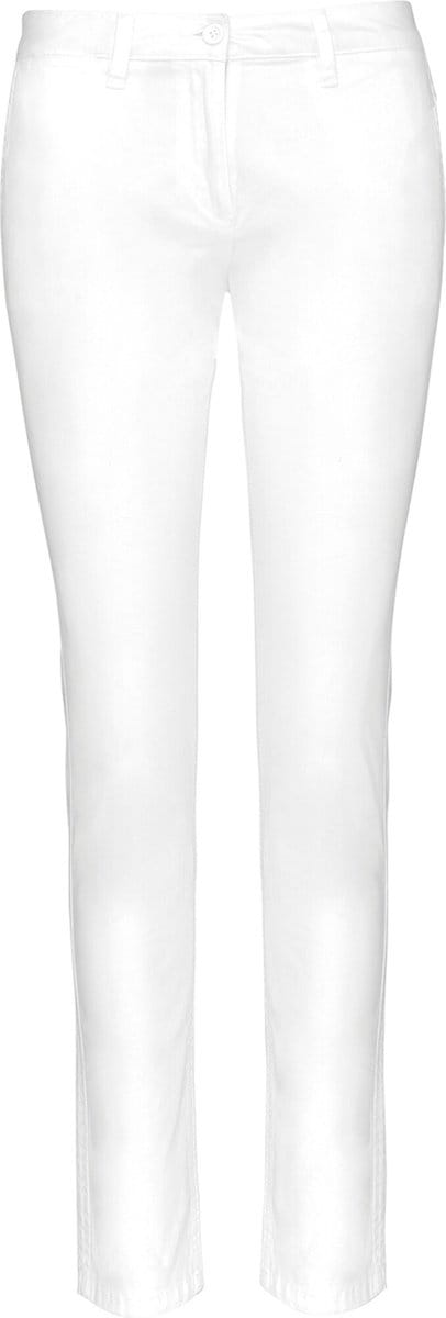 Kariban Dameschinobroek K741 - White - 38 NL (40 FR)