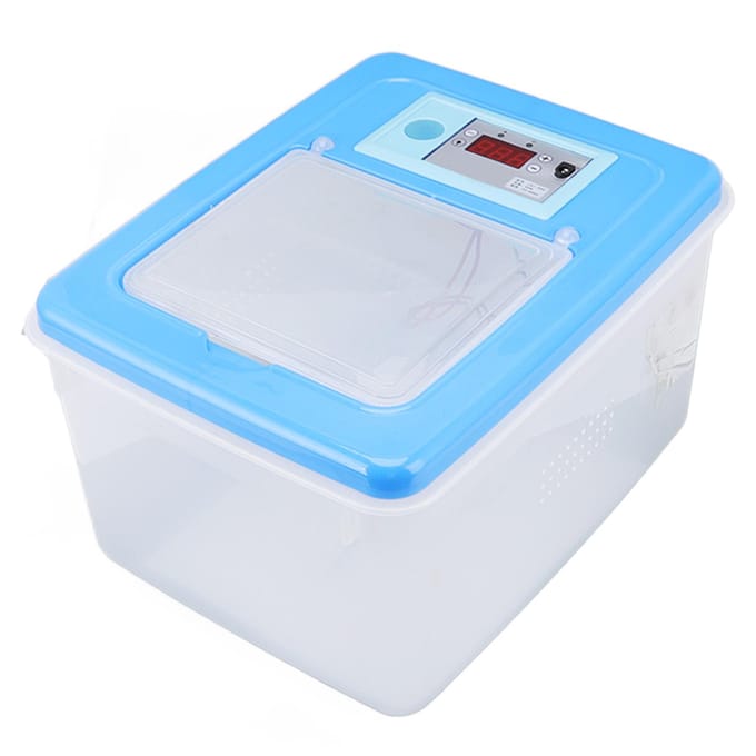 Elektrische Kippenbroedmachine Waterbed Eieruitbroedmachine voor Kwartels Vogels Gans white