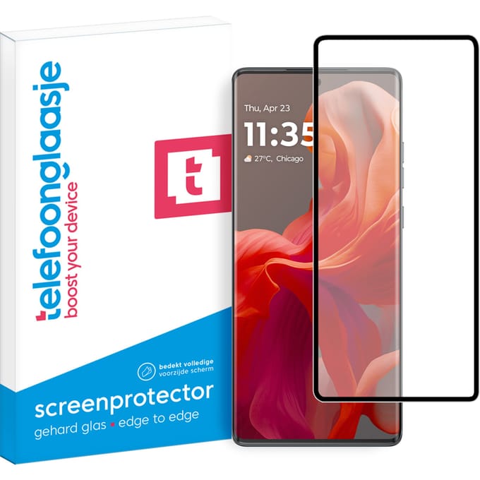 Motorola Moto G85 screenprotector Edge to Edge