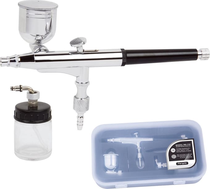 Fengda FE-134 Airbrush Pistool – Double Action - Met 0,3mm Nozzle