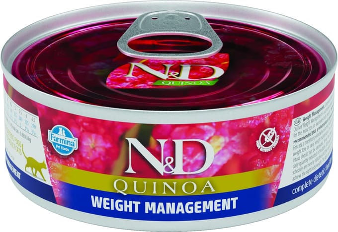 Farmina N&D Kat Quinoa Weight Management Lam Adult 80 gram