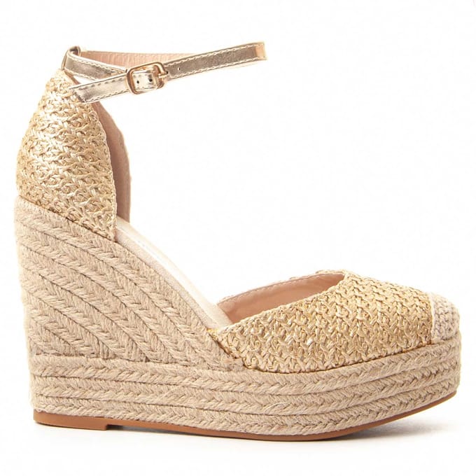 Espadrilles Wedge voor Vrouwen Montevita Luca2 87292 36 goud
