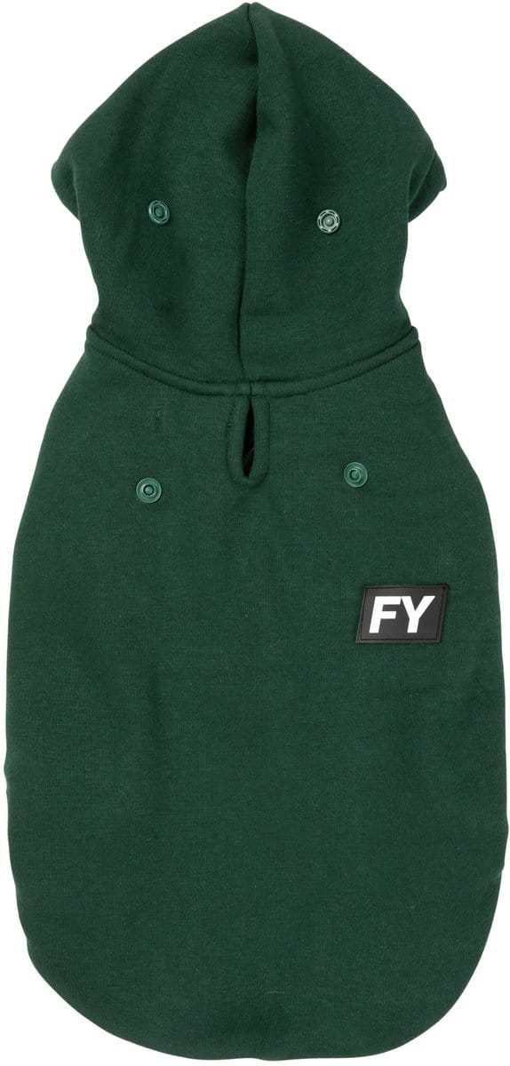 Fuzzyard Honden Hoodie Flash - Hondenkleding - Groen Size 2