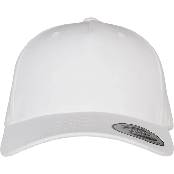 Urban Classics - YP CLASSICS 5PANEL PREMIUM CURVED VISOR Snapback Pet - Wit