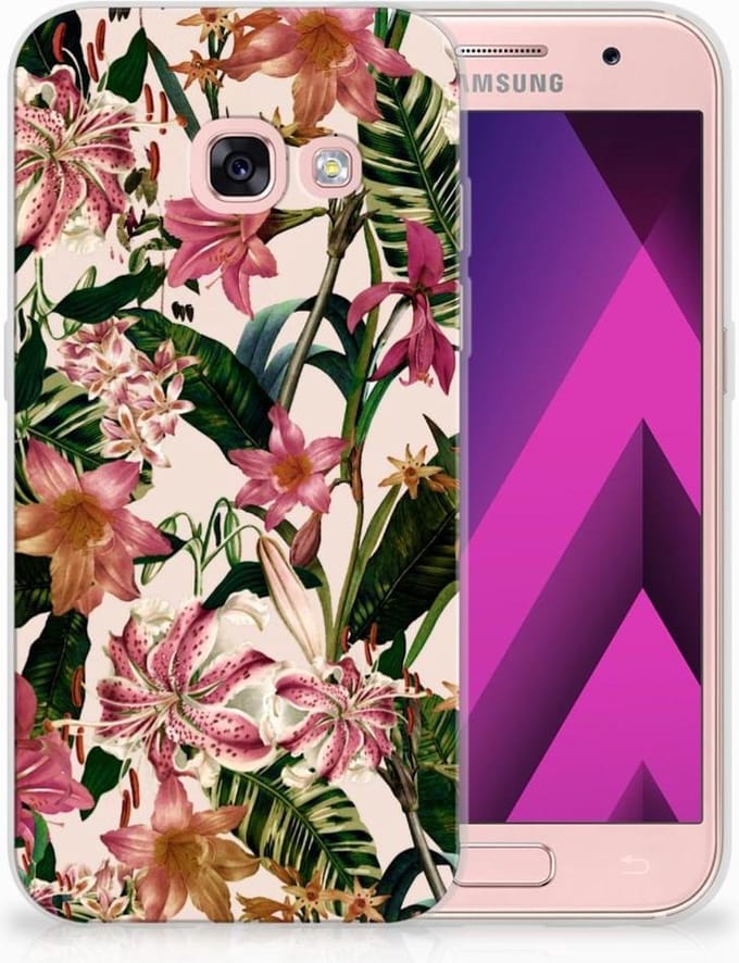 Samsung Galaxy A3 2017 TPU Case Flowers