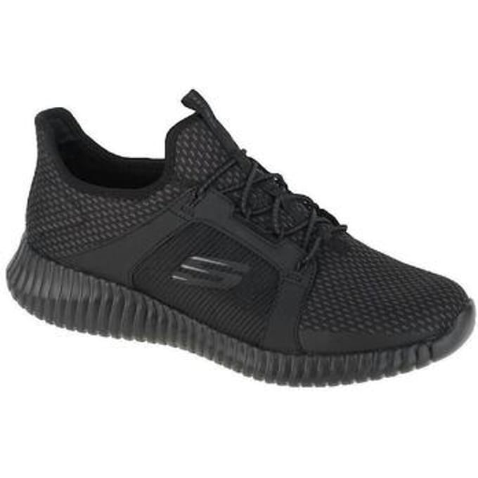 Lage Sneakers Skechers Baskets Elite Flex noir