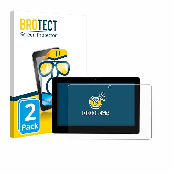 BROTECT - Screenprotector voor Victron Energy GX Touch 70 Flush - Folie Beschermfolie transparant 2 Stuks