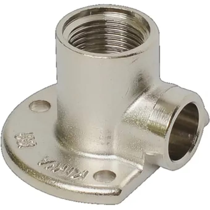 Sanivesk Soldeer Muurplaat Chroom 15mm X 1/2"f