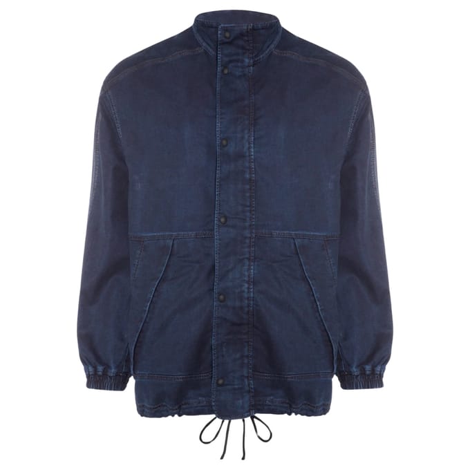 Diesel effen marineblauw jogging-jeans-denimjack