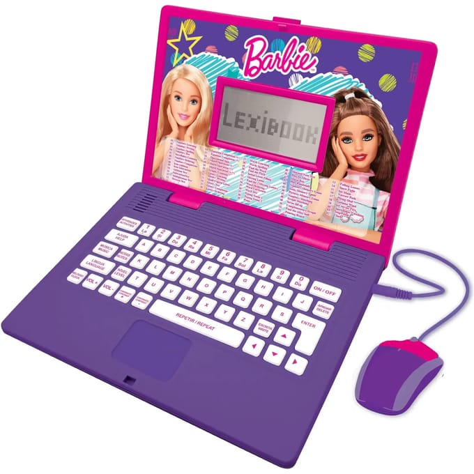 Tweetalige educatieve computerspellen barbie 124 activiteiten in het Engels / Frans Lexibook