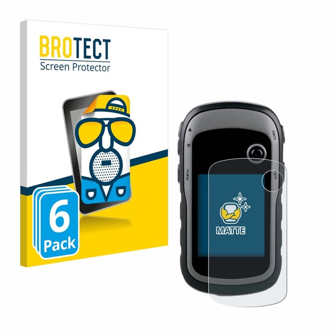 BROTECT - Screenprotector voor Garmin eTrex 30x - Folie Beschermfolie matte 6 Stuks