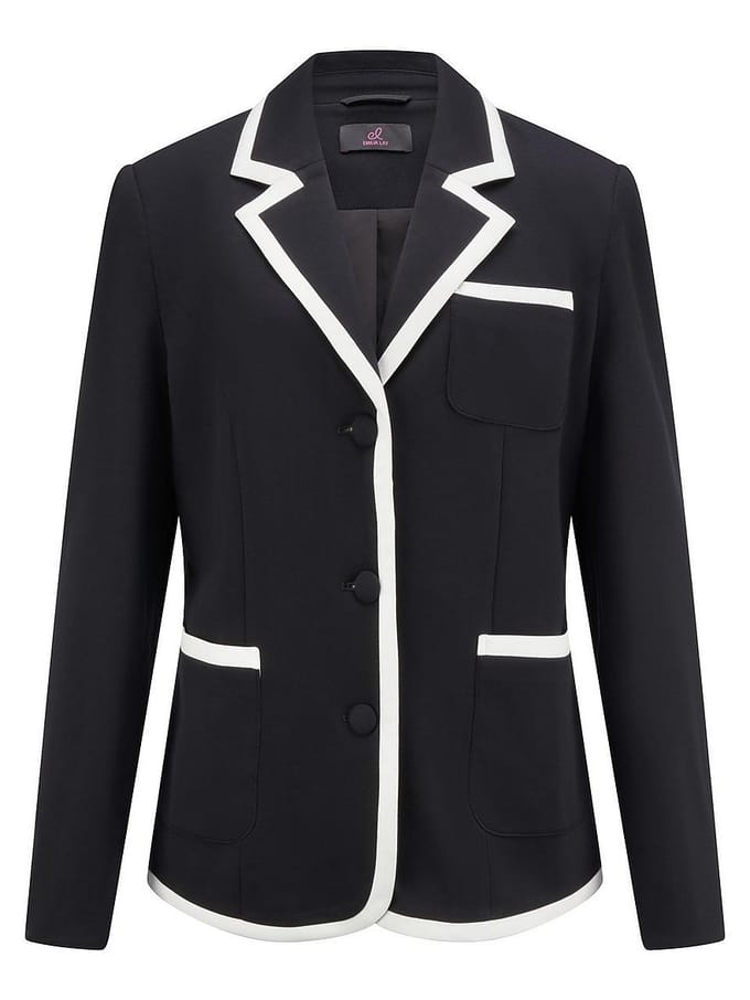 Jersey blazer Van Emilia Lay zwart