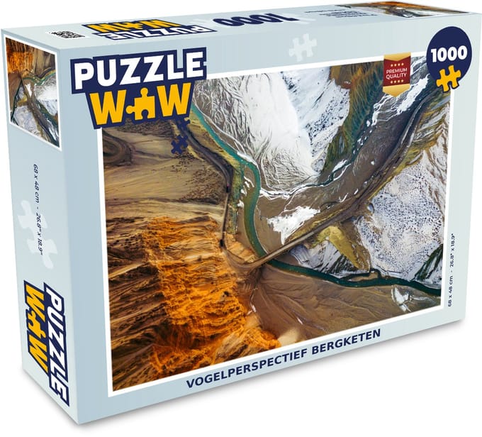 Puzzel bergketen - Legpuzzel - Puzzel 1000 stukjes volwassenen