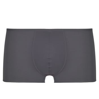 HOM Plumes trunk (1-pack) - heren boxer microfiber kort - antraciet grijs