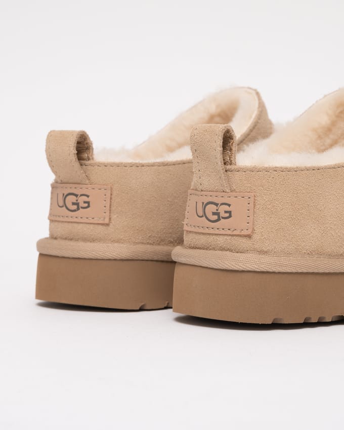 UGG® Classic Micro for Women in Tan, Size 5, Suede/Polyester/Leather