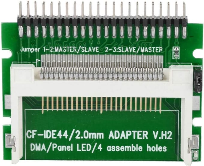 CF naar IDE Adapter - Compact Flash Kaart - Notebook Opslag - Directe Plaatsing - 25 inch - Zwart
