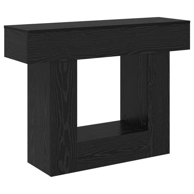 vidaXL - Zwarte - Eik - 101 - x - 30 - x - 74 - cm