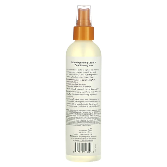 Cantu, Beurre de Karité, Brume Hydratante Sans Rinçage, 8 fl oz (237ml) beige