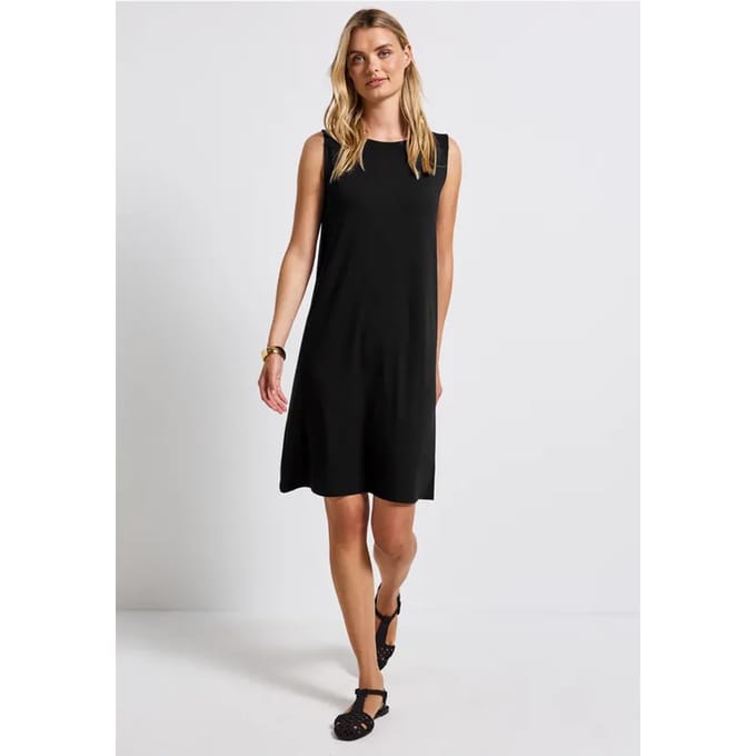 Jurk in effen kleur