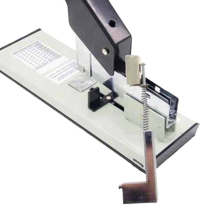 Heavy Duty Nietmachine 210 Vel Hoge Capaciteit Grote Nietmachine met Nietjes voor Industriële Mappen gray