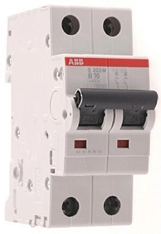Automatische Schakelaar 6 KA 2P - Stroomonderbreker Wit