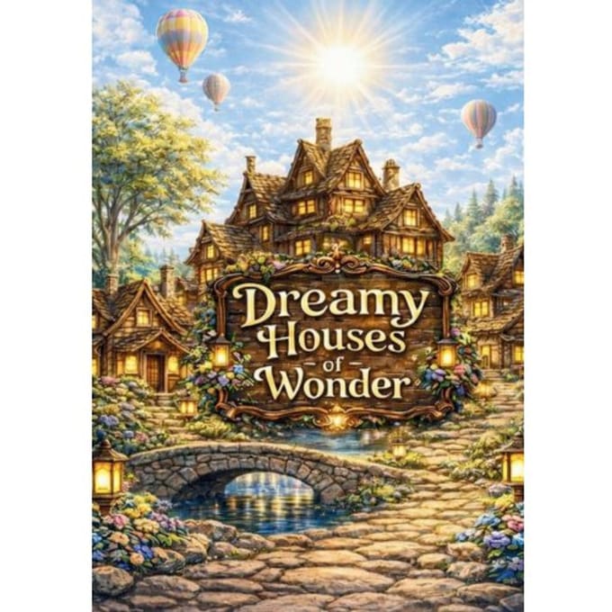Dreamy Houses Of Wonder - Mrds Coloring Books