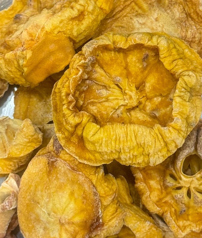 250 gram gedroogde kaki chips